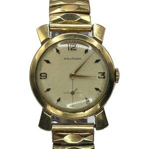 Waltham 17 Jewels OXM Movement Manual Wind 10k Gold Filled w Major Watch Co Back